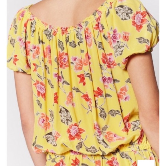 Joie Derfuta Floral Silk Boho Crop Top NWT $228 - Picture 4 of 8